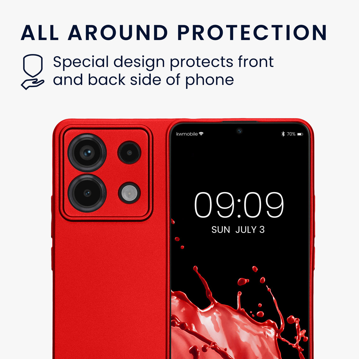 Phone Case for Xiaomi Redmi Note 13 Pro 5G / Poco X6 5G Metallic