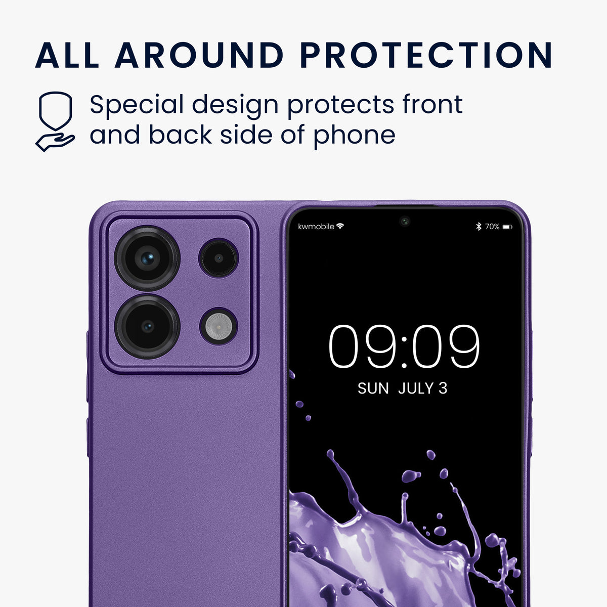 Phone Case for Xiaomi Redmi Note 13 Pro 5G / Poco X6 5G Metallic
