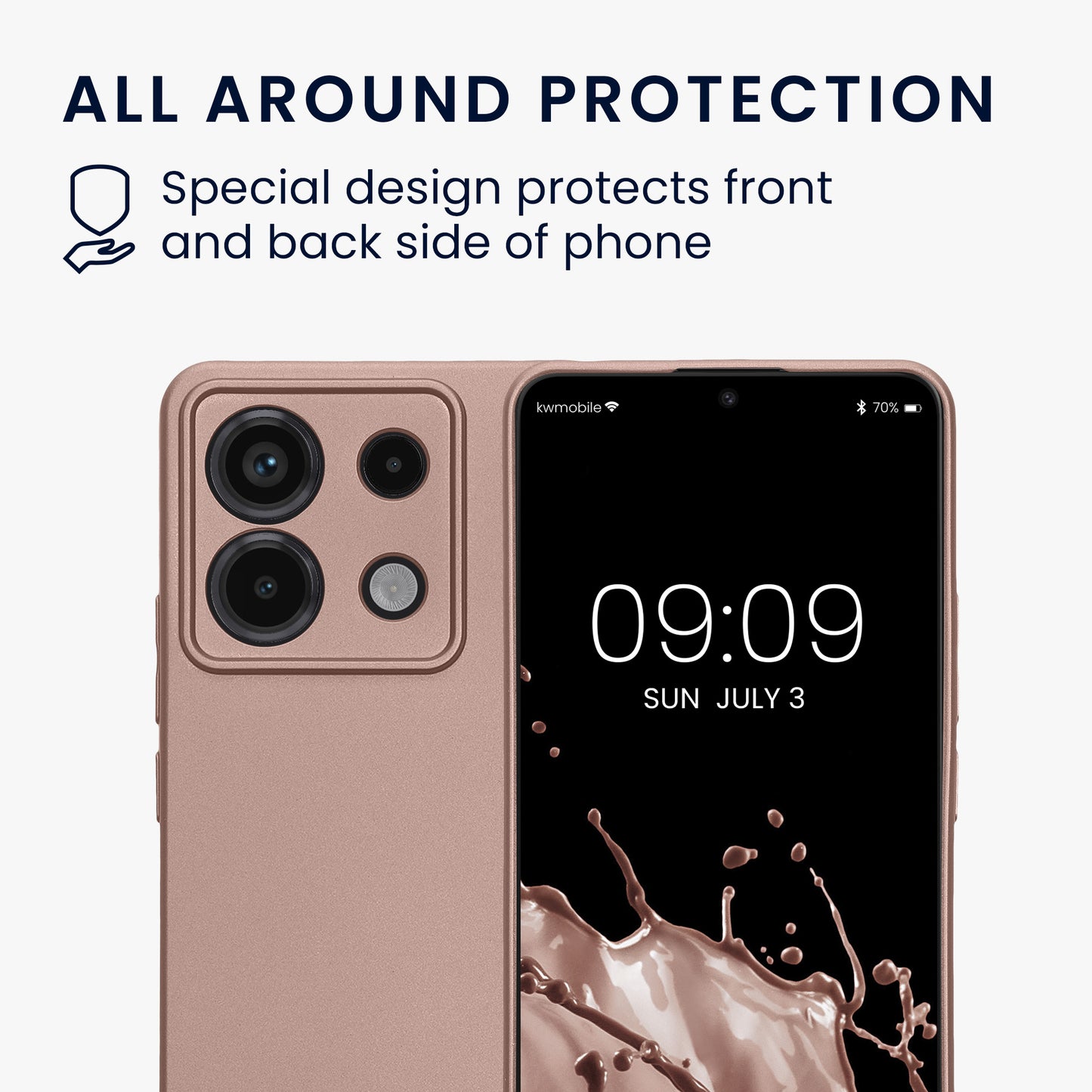 Phone Case for Xiaomi Redmi Note 13 Pro 5G / Poco X6 5G Metallic