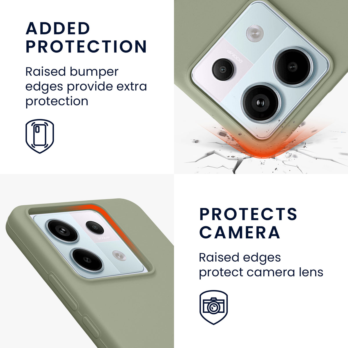 Silicone Phone Case for Xiaomi Redmi Note 13 Pro 5G / Poco X6 5G