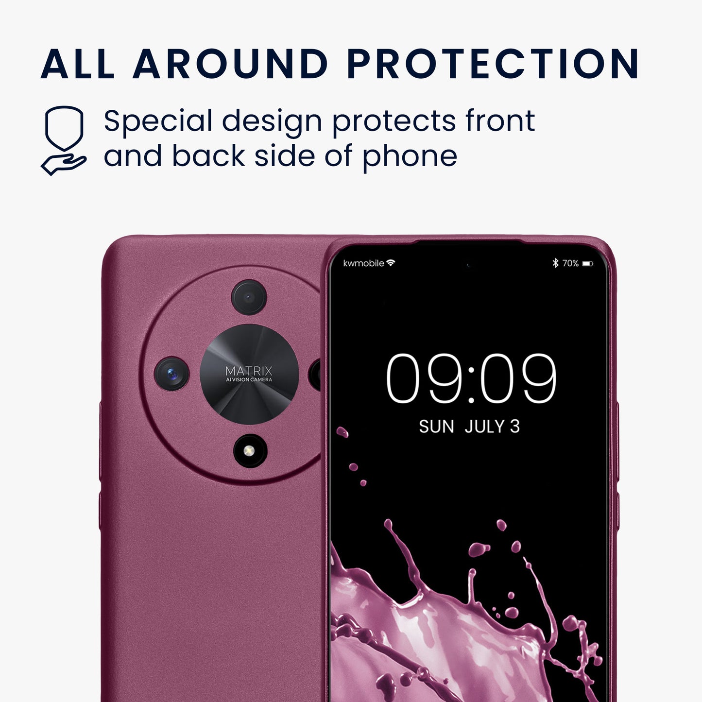 kwmobile Phone Case for HONOR Magic6 Lite / X9b Case - Protective Cover