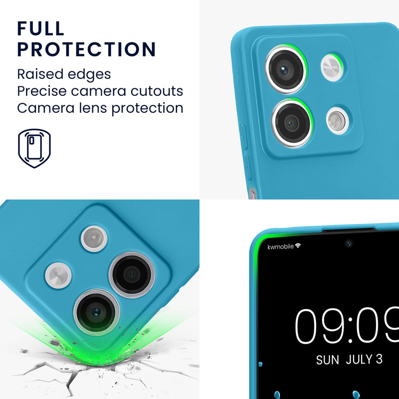 kwmobile Phone Case for Xiaomi Redmi Note 13 5G - Wireless Charging - Protective Cover