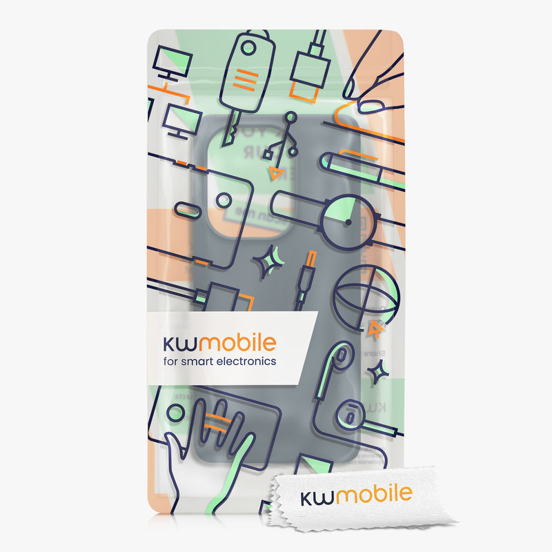 Rubberized Silicone Case for Xiaomi Redmi Note 13 Pro 4G in Dark Slate