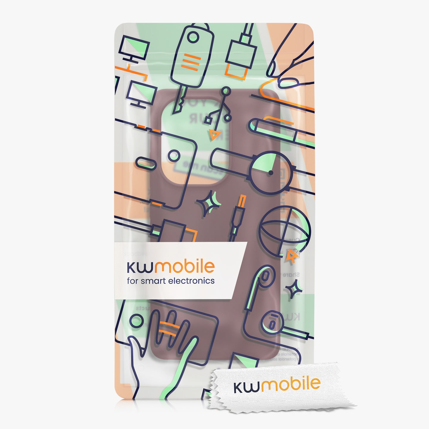 Rubberized Silicone Case for Xiaomi Redmi Note 13 Pro 4G in Dark Slate