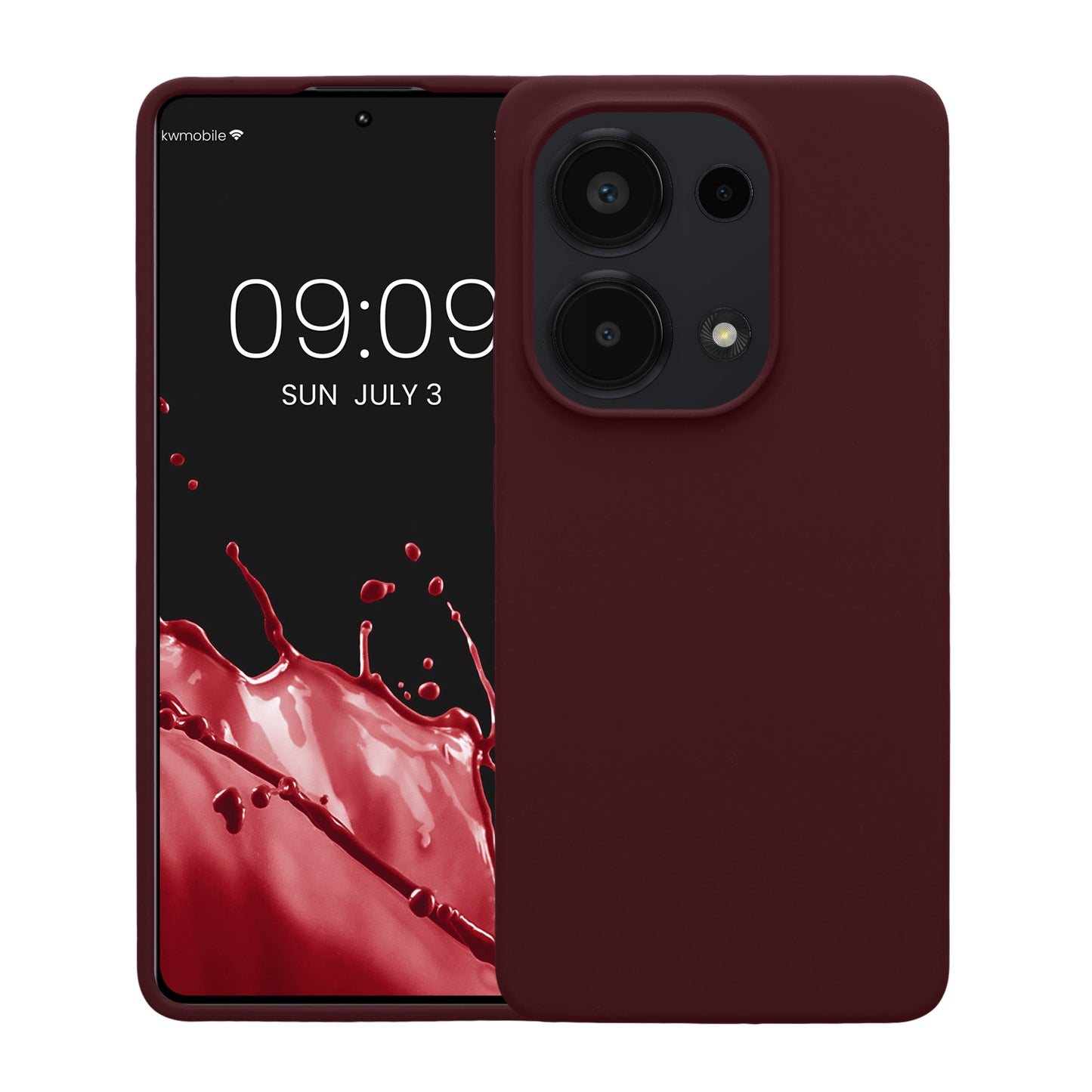 Rubberized Silicone Case for Xiaomi Redmi Note 13 Pro 4G in Dark Slate