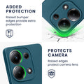 kwmobile Case for Xiaomi Poco M6 Pro (4G) - Soft Silicone Metallic Shimmer Case - Protective Cover