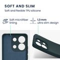 kwmobile Slim Case compatible with Xiaomi Redmi Note 13 4G - Silicone Phone Case