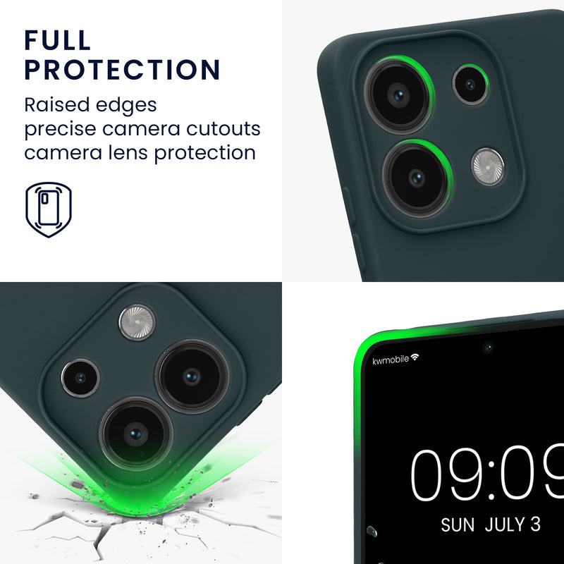 kwmobile Slim Case compatible with Xiaomi Redmi Note 13 4G - Silicone Phone Case