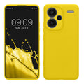 kwmobile Handyhülle für Xiaomi Redmi Note 13 Pro+ 5G / Redmi Note 13 Pro Plus 5G Hülle - weiches Handy Silikon Case - Schutzhülle Cover - Strahlend Gelb Strahlend Gelb  
