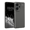 kwmobile Handyhülle für Xiaomi Redmi Note 13 Pro+ 5G / Redmi Note 13 Pro Plus 5G Hülle - weiche Silikon Case metallisch schimmernd - Schutzhülle Cover - Metallic Grau Metallic Grau  