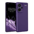 kwmobile Handyhülle für Xiaomi Redmi Note 13 Pro+ 5G / Redmi Note 13 Pro Plus 5G Hülle - weiche Silikon Case metallisch schimmernd - Schutzhülle Cover - Metallic Blauviolett Metallic Blauviolett  