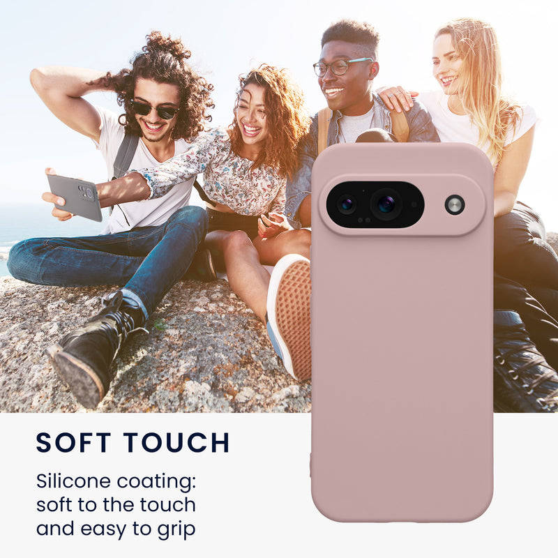 kwmobile Phone Case for Google Pixel 9 Case Soft Mobile Phone Silicone Case Protective Cover