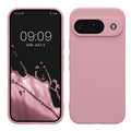 kwmobile Handyhülle für Google Pixel 9 Hülle - weiches Handy Silikon Case - Schutzhülle Cover - Altrosa Altrosa  