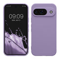 kwmobile Handyhülle für Google Pixel 9 Hülle - weiches Handy Silikon Case - Schutzhülle Cover - Veilchen Lila Veilchen Lila  