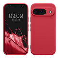 kwmobile Handyhülle für Google Pixel 9 Hülle - weiches Handy Silikon Case - Schutzhülle Cover - Fuchsia matt Fuchsia matt  