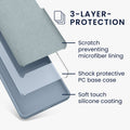 kwmobile Silicone Phone Case for Google Pixel 9 / Google Pixel 9 Pro - Wireless Charging Compatible