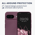 kwmobile Case for Google Pixel 9 - Soft Silicone Cover Protective Case
