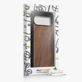 Google Pixel 9 Pro XL Shockproof Wood Hard Case with TPU Bumper
