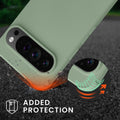 kwmobile Necklace Case compatible with Google Pixel 9 / Pixel 9 Pro - Cover with Lanyard - Silicone Protective Case