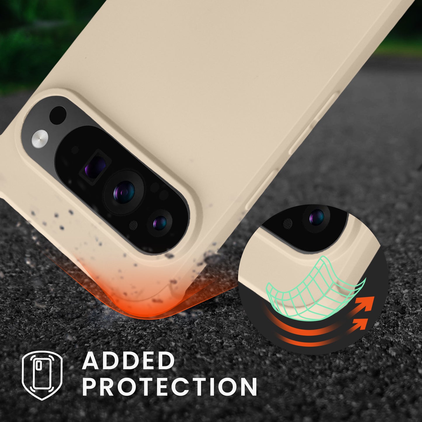 kwmobile Necklace Case compatible with Google Pixel 9 / Pixel 9 Pro - Cover with Lanyard - Silicone Protective Case