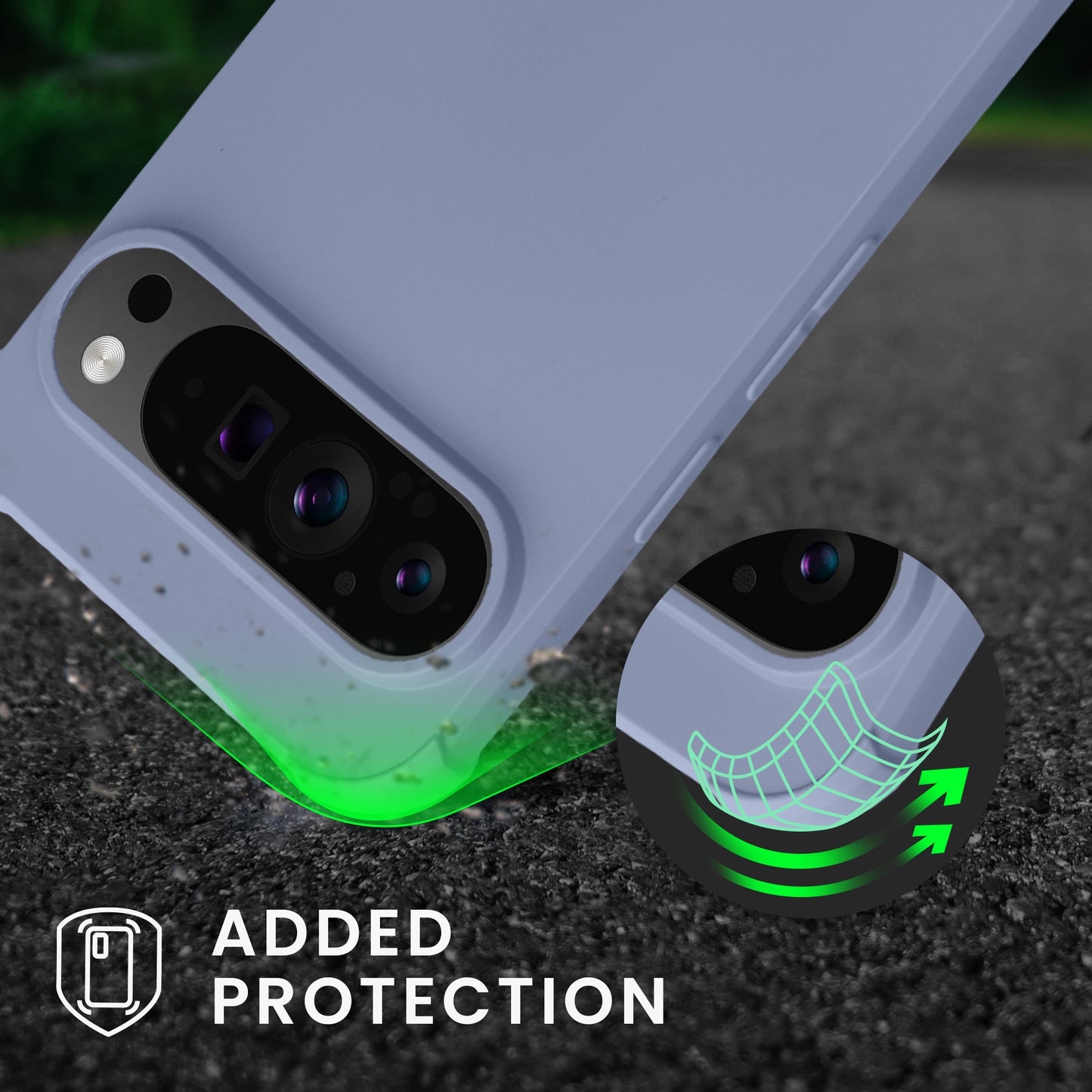 kwmobile Necklace Case compatible with Google Pixel 9 / Pixel 9 Pro - Cover with Lanyard - Silicone Protective Case