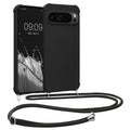 kwmobile Necklace Case compatible with Google Pixel 9 Pro XL Case - Cover with Lanyard - Silicone Protective Cover