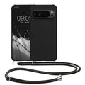 kwmobile Necklace Case compatible with Google Pixel 9 Pro XL Case - Cover with Lanyard - Silicone Protective Cover