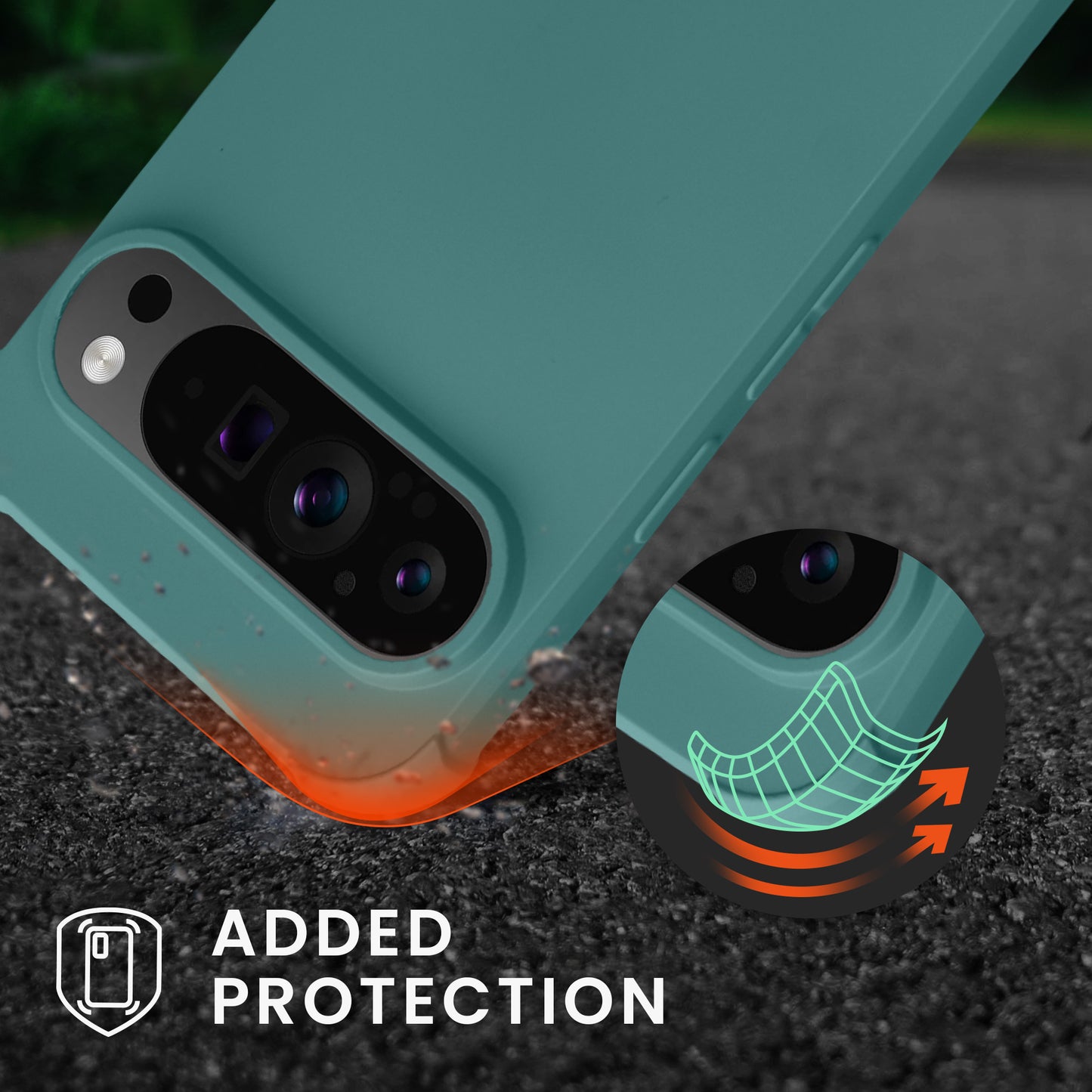 kwmobile Necklace Case compatible with Google Pixel 9 Pro XL Case - Cover with Lanyard - Silicone Protective Cover