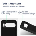 kwmobile Slim Case Compatible with Google Pixel 9 Pro XL Case - Silicone Phone Cover