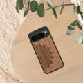 kwmobile Case Compatible with Google Pixel 9 Pro XL Case - Phone Cover - TPU Phone Case Compass Vintage