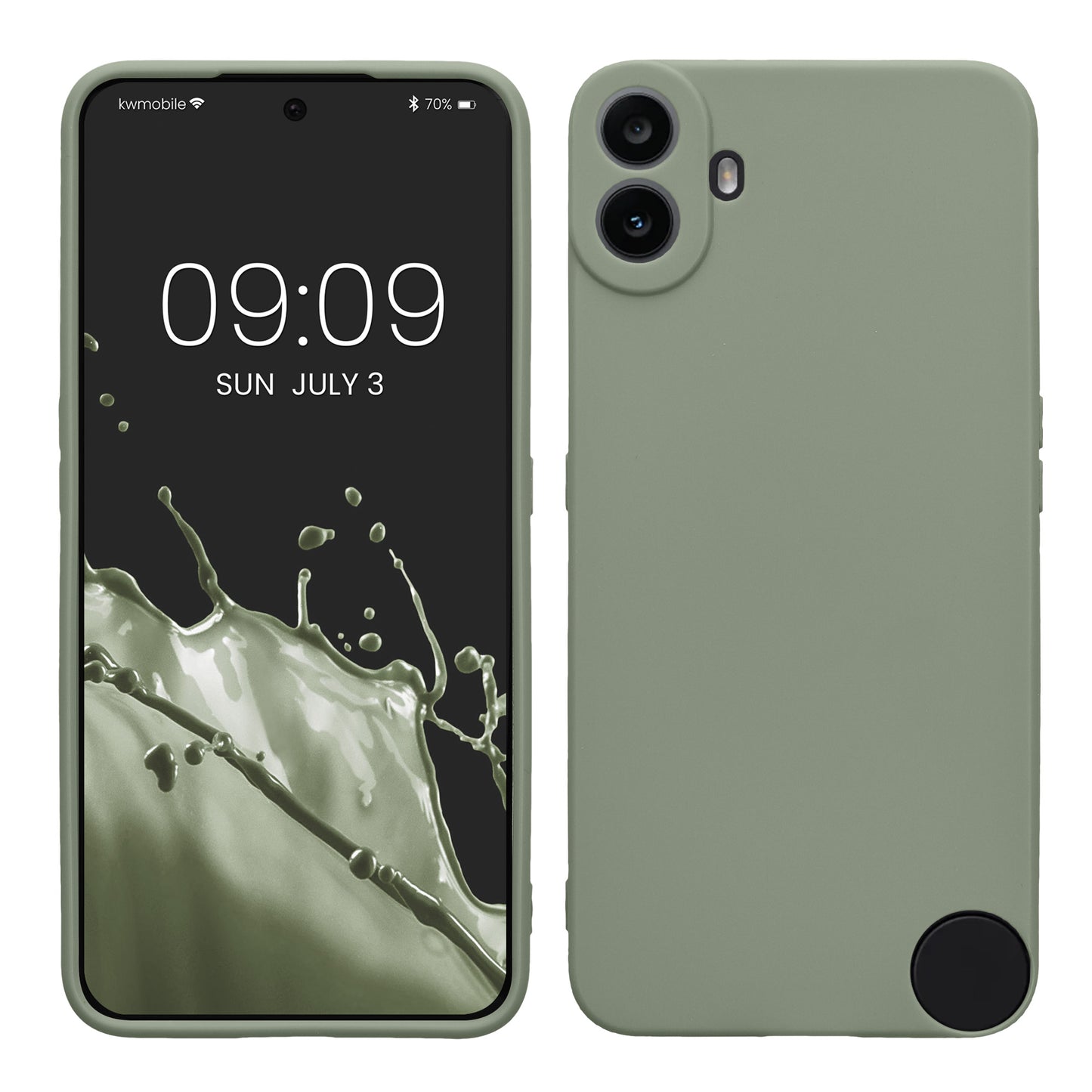 kwmobile Phone Case for CMF Phone 1 Case - Soft Mobile Phone Silicone Case - Protective Cover