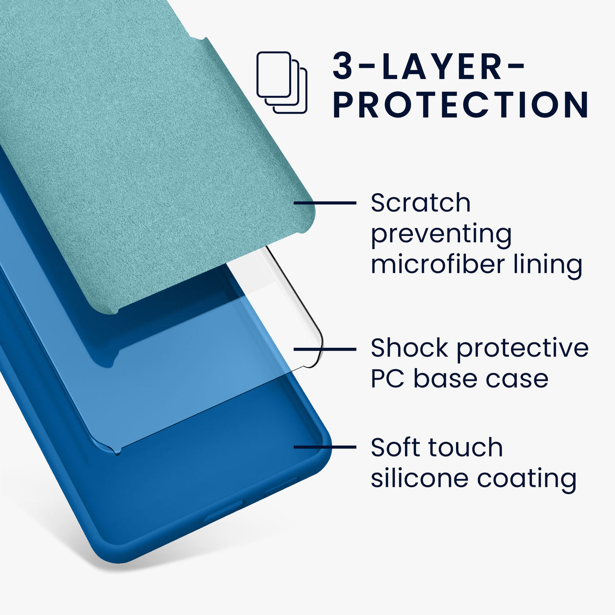 kwmobile Case for Google Pixel 9a Cover, for Pixel 9a Case - Silicone Cover - Wireless Charging