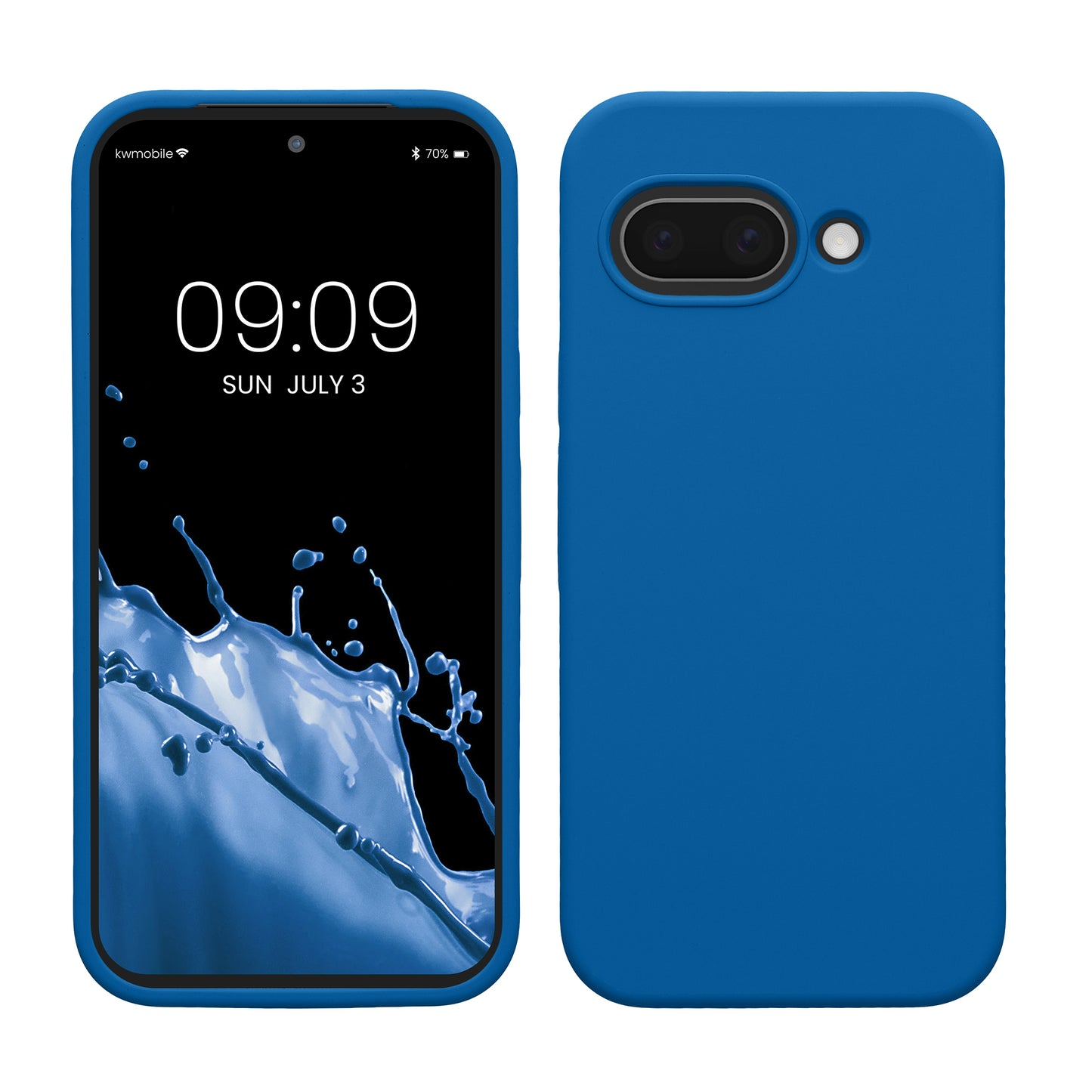 kwmobile Case for Google Pixel 9a Cover, for Pixel 9a Case - Silicone Cover - Wireless Charging