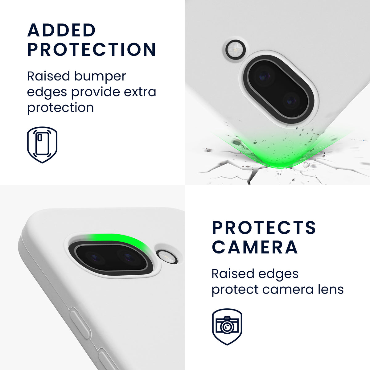 kwmobile Case for Google Pixel 9a Cover, for Pixel 9a Case - Silicone Cover - Wireless Charging