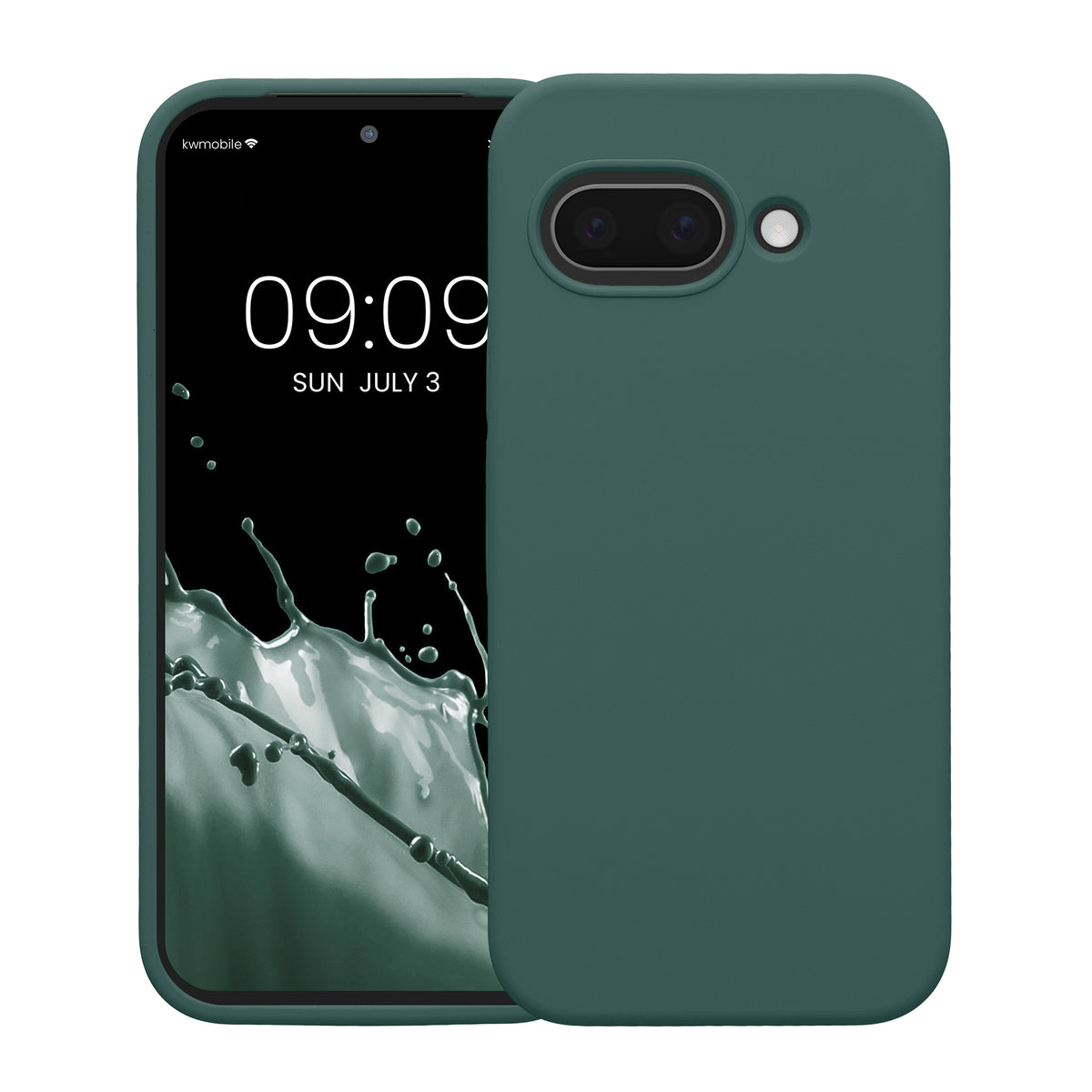 kwmobile Case for Google Pixel 9a Cover, for Pixel 9a Case - Silicone Cover - Wireless Charging