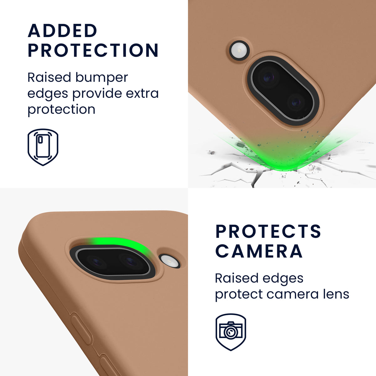 kwmobile Case for Google Pixel 9a Cover, for Pixel 9a Case - Silicone Cover - Wireless Charging