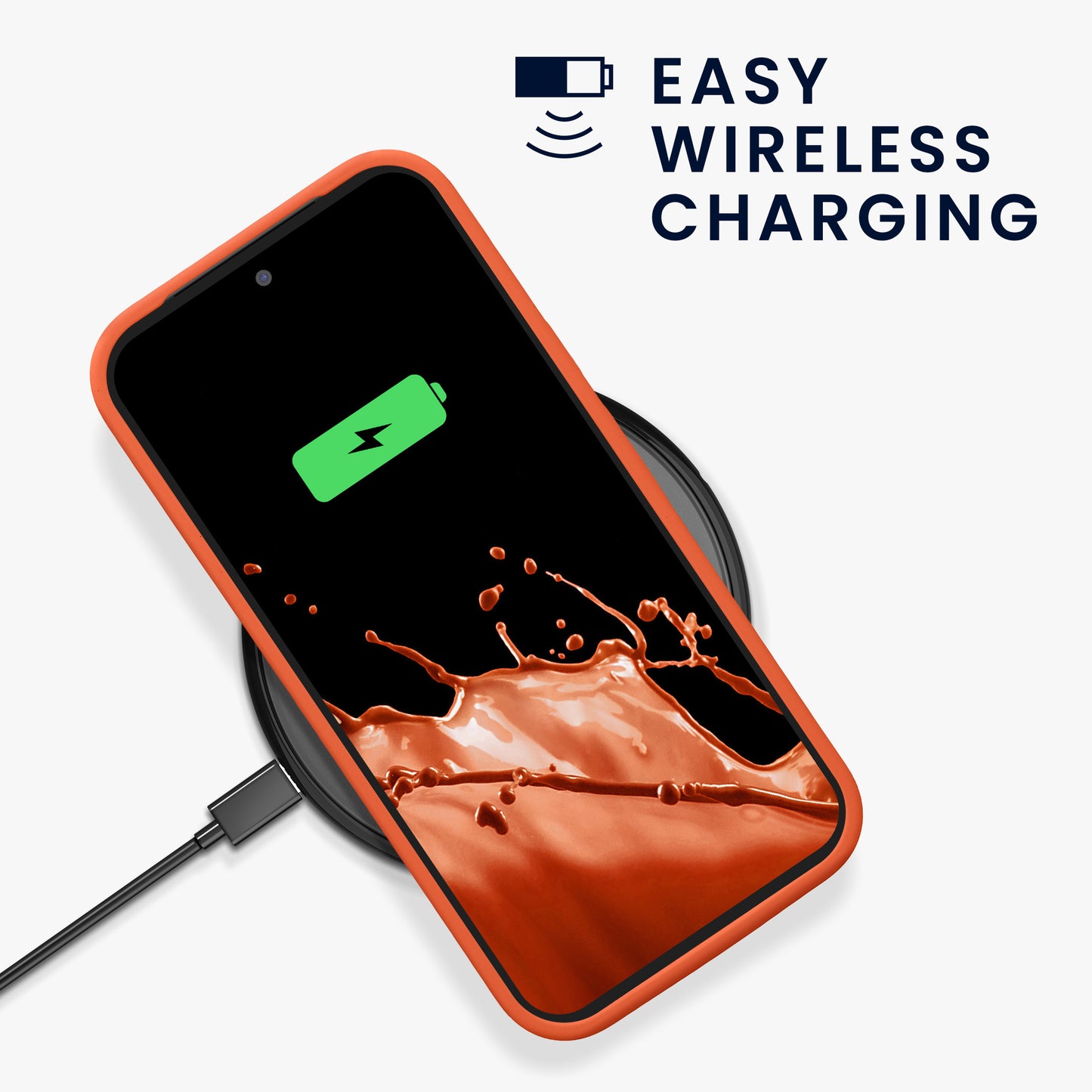 kwmobile Case for Google Pixel 9a Cover, for Pixel 9a Case - Silicone Cover - Wireless Charging