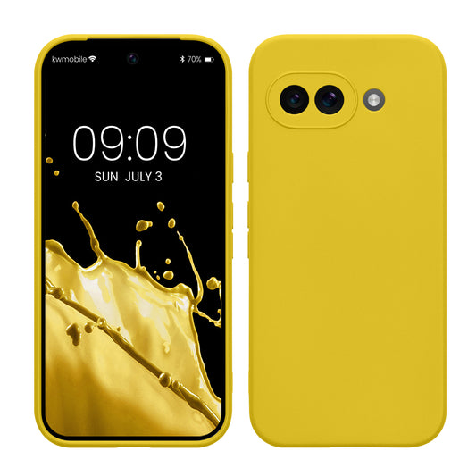 kwmobile Phone Case for Google Pixel 9a - Soft Phone Silicone Case Protective Cover
