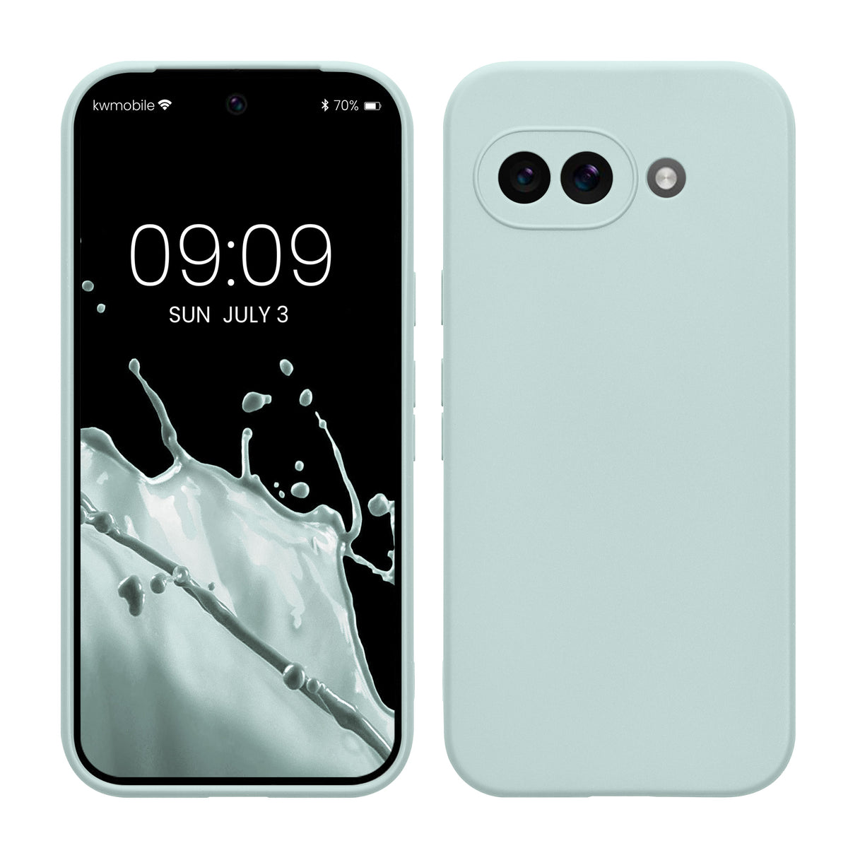 kwmobile Phone Case for Google Pixel 9a - Soft Phone Silicone Case Protective Cover