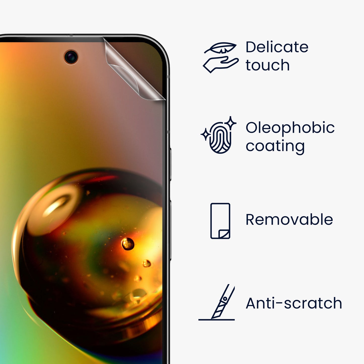 3x Crystal Clear Screen Protector for Google Pixel 9a