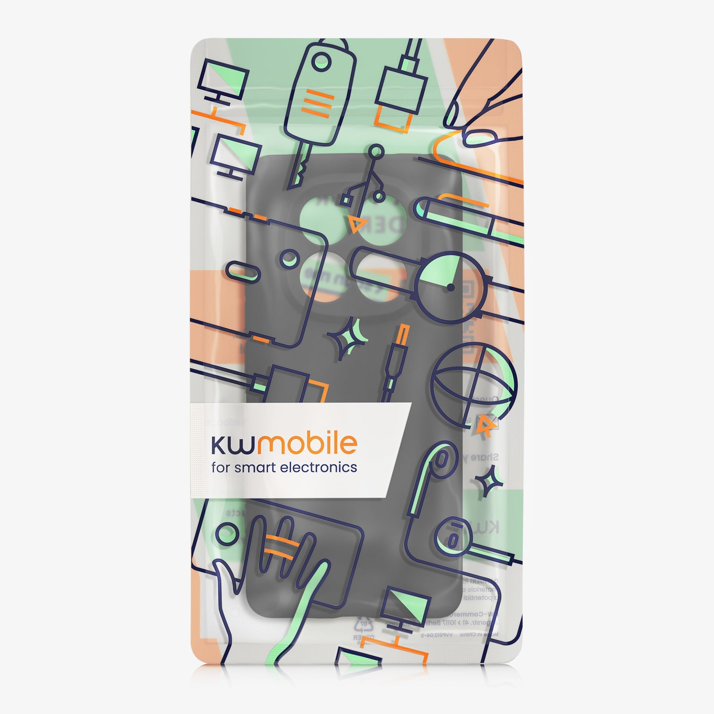 kwmobile Phone Case Compatible with Xiaomi Redmi Note 14 Pro+ 5G / Redmi Note 14 Pro Plus 5G Case - Soft Silicone Phone Cover
