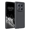 kwmobile Handyhülle für Xiaomi Redmi Note 14 Pro 5G / Poco X7 Hülle - weiche Silikon Case metallisch schimmernd - Schutzhülle Cover - Metallic Grau Metallic Grau  