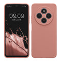 kwmobile Handyhülle für Xiaomi Redmi 14C / Poco C75 Hülle - weiches Handy Silikon Case - Schutzhülle Cover - Winter Rose Winter Rose  
