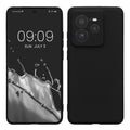 kwmobile Handyhülle für Realme GT 7 Pro Hülle - weiches Handy Silikon Case - Schutzhülle Cover - Schwarz matt Schwarz matt  