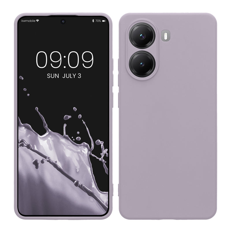 kwmobile Handyhülle für Xiaomi Poco X7 Pro 5G Hülle - weiches Handy Silikon Case - Schutzhülle Cover - Lavendel Lavendel  