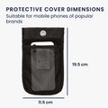 kwmobile Necklace Case for 7" Phone Cover Phone Pouch 17.8 x 8.5 cm Inner Dimensions Protective Sleeve