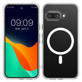 Google Pixel 9a Clear Phone Case with TPU Bumper with MagSafe and Corner Protection