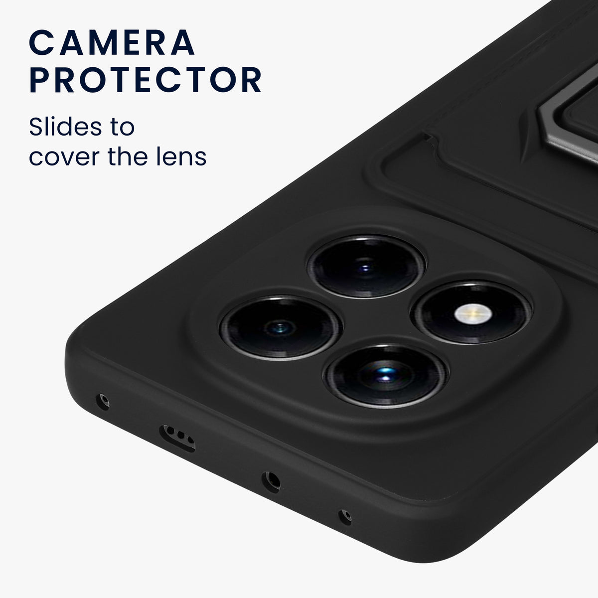 kwmobile Phone case compatible with Xiaomi Redmi Note 14 Pro 5G / Poco X7 Soft case with Camera Protection Card Slot
