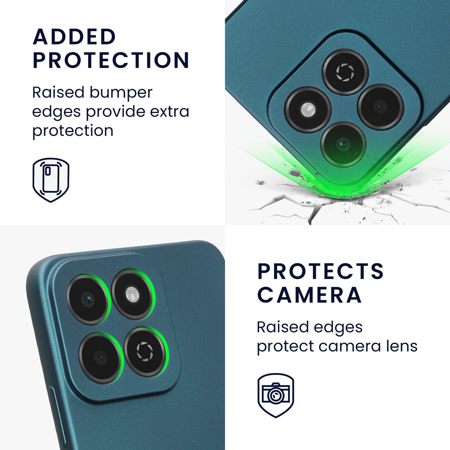 kwmobile Phone Case for HONOR 200 Smart 5G / X7C 4G - Soft Silicone Case - Protective Cover