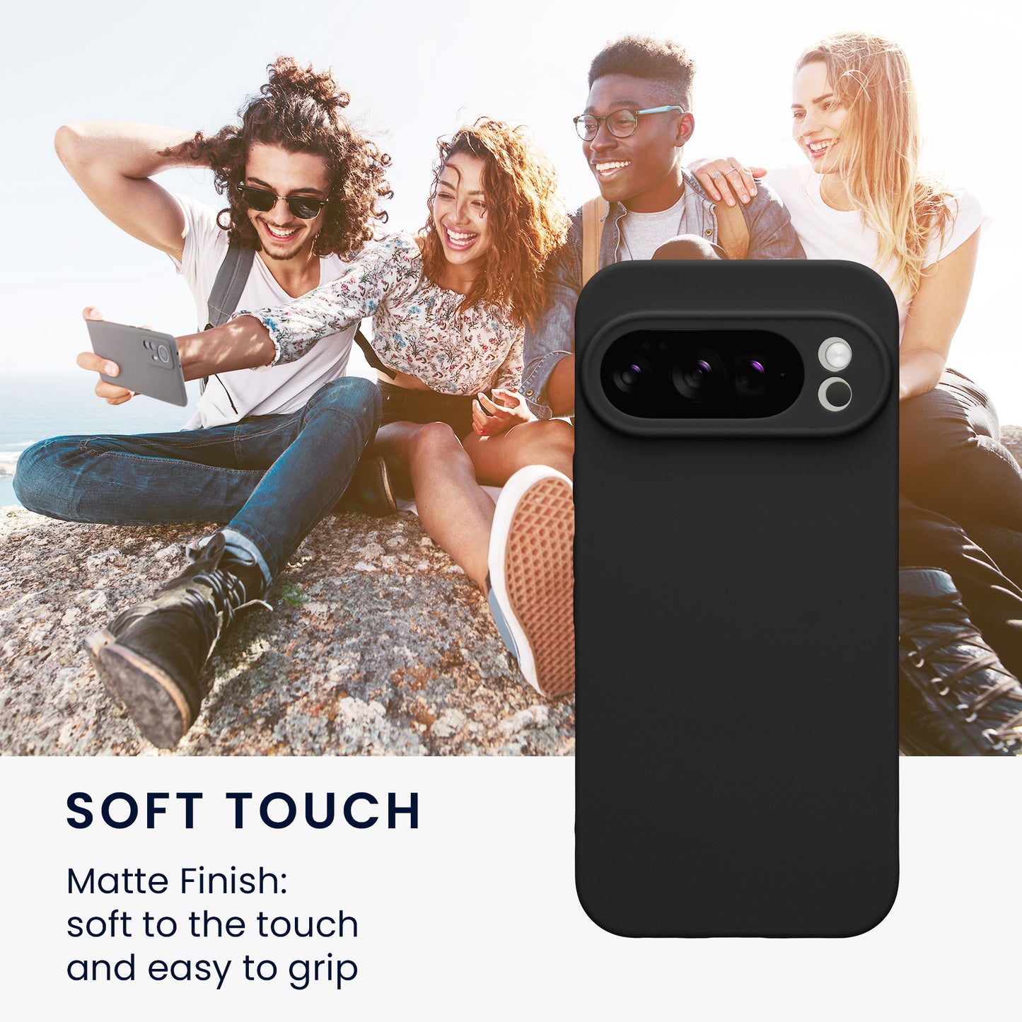 kwmobile Case for Google Pixel 10 Pro - Soft Cell Phone Silicone Case Protective Cover